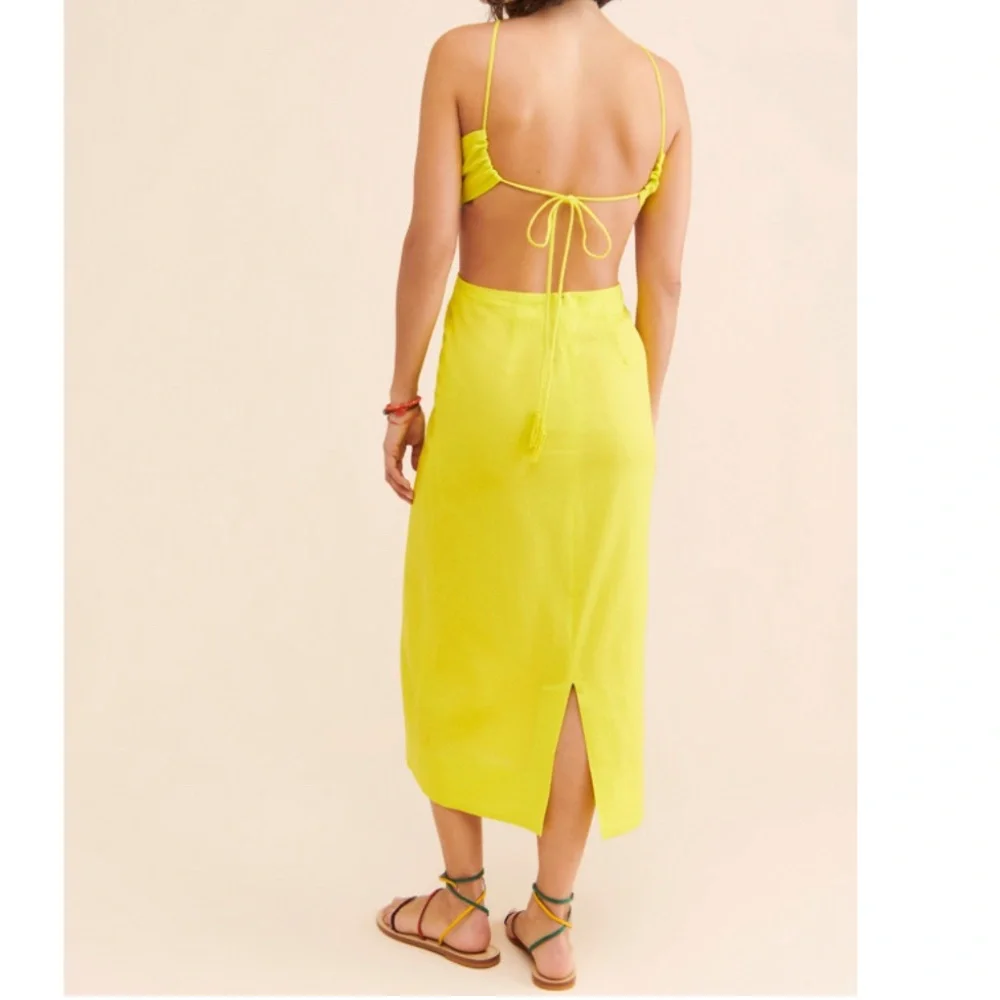 FARM Rio Monstera Midi Dress | Sz M - Picture 2 of 6